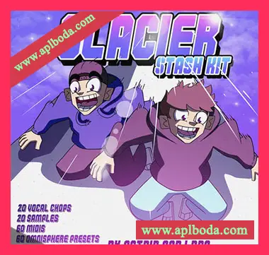 [Trap陷阱素材Serum预置Omnisphere预置]LRBG Glacier Stash Kit [WAV, MiDi]（334Mb）