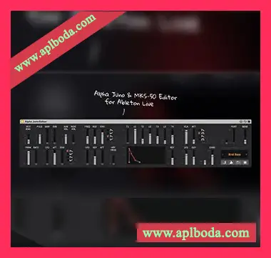 [Max for Live]detunes Alpha Juno Editor（1Mb）