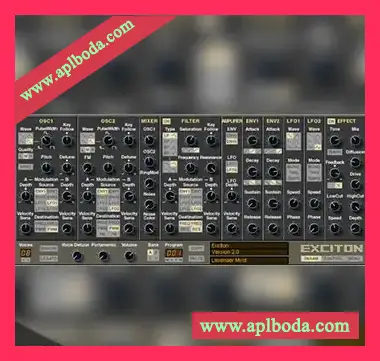 [合成器插件]Groovecube Exciton v2.0.1 [WiN]（2Mb）