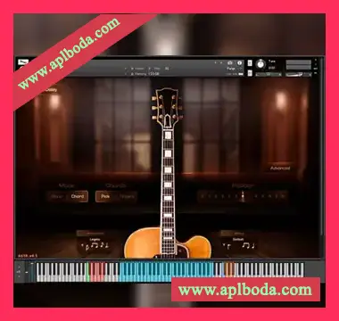 [智能延迟经典拱顶吉他音源]Straight Ahead Samples JB-145 Archtop Guitar v1.4 [KONTAKT]（4.89Gb）