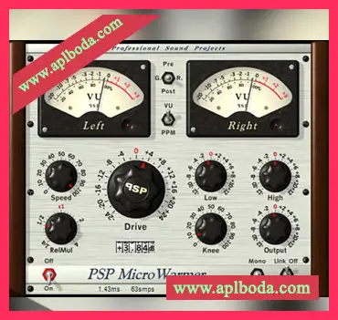 [多段压缩限制器插件]PSPaudioware PSP VintageWarmer2 v2.10.6 [WiN]（39.3Mb）