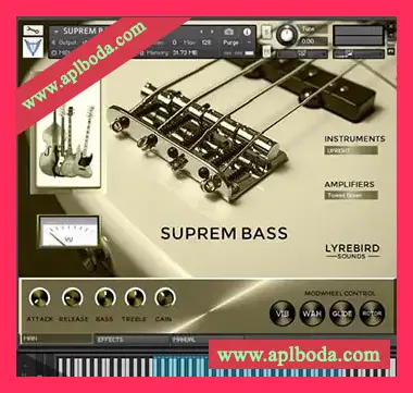 [摇滚放克Bass音源]Lyrebird Sounds Suprem Bass [KONTAKT]（475Mb）