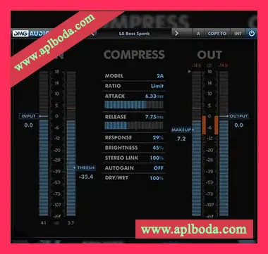 [压缩效果器插件]DMG Audio TrackComp v1.0.2 [WiN, MacOSX]（22Mb）
