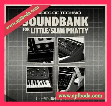 [Moog LittleSlim Phatty预置泰克诺舞曲]5Pin Media Shades of Techno（14Mb）