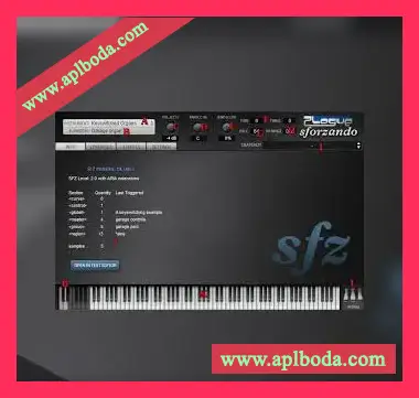 [采样播放器]Plogue Sforzando v1.977 v1.822 [WiN, MacOSX]（15Mb）