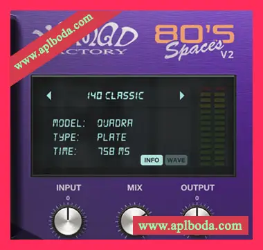 [80年代氛围空间混响插件]Nomad Factory 80s Spaces v2.5.1 [MacOSX]（338.91Mb）
