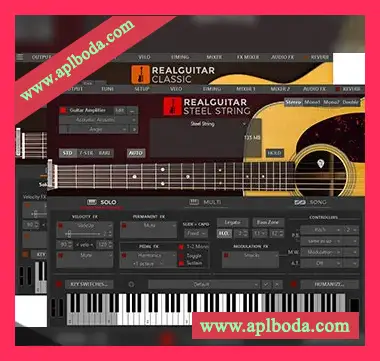 [吉他音源插件]MusicLab RealGuitar 6 v6.1.3.7603 [WiN]（19.6Mb）