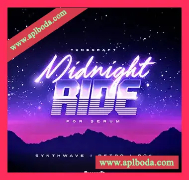 [怀旧合成波素材Serum预置]Tunecraft Sounds Midnight Ride [WAV, MiDi]（231.67Mb）