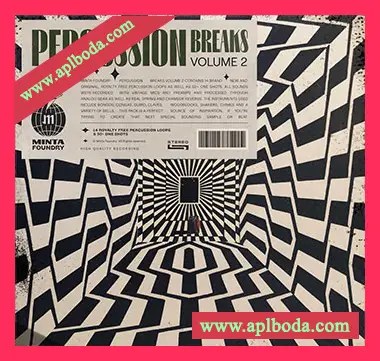 [Breakbeat嘻哈鼓组采样]Minta Foundry Percussion Breaks Vol.2 [WAV]（126Mb）