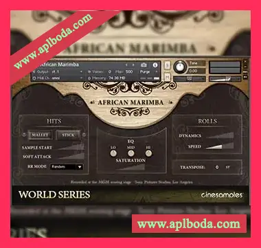 [马林巴巫毒鼓音源]Cinesamples African Marimba and Udu [KONTAKT]（146Mb）