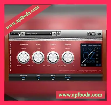 [压缩器插件]King OZ VSTplug compressor2 v1.1 RETAiL [WiN]（17Mb）
