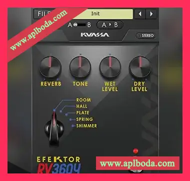 [多功能吉他踏板效果混响器]Kuassa Efektor RV3604 v1.0.0 [WiN]（8Mb）