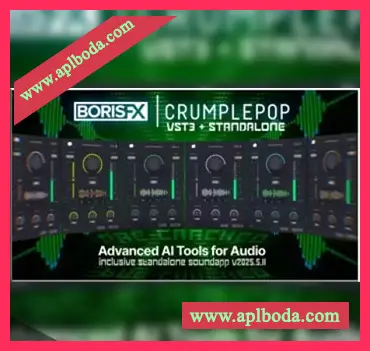 [音频降噪修复插件]Borisfx CrumplePop v2025.5.3 Pre-Activated x64 [WiN]（1.19Gb）
