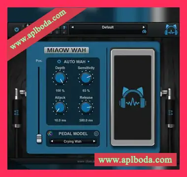 [增强型虚拟哇音踏板插件]Blue Cat Audio Miaow Wah v1.0 [WiN]（18Mb）