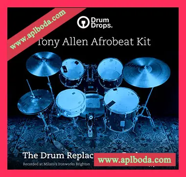 [Afrobeat非洲节奏打击乐素材]DrumDrops Tony Allen Afrobeat Kit Drum Replacement Pack [多格式]（2.58Gb）