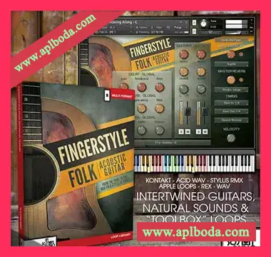 [原声民谣指弹吉他素材]In Session Audio Fingerstyle Folk Acoustic Guitar [多格式]（5.04Gb）