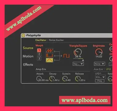 [Max for Live]Mellisonic Polyphylla v1.4（17Mb）