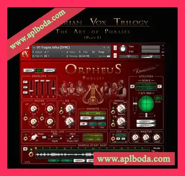 [保加利亚人声合唱团音源]Audiogrocery Orpheus Phrases [KONTAKT]（3.33Gb）