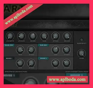 [Rompler合成电子乐器插件]Greynote Music ART Plugin v1.0 [WiN, MacOSX]（2.14Gb）