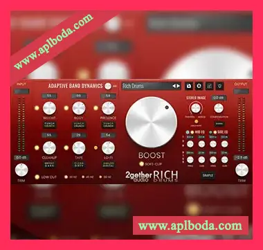 [鼓音轨动态均衡成像处理插件]2getheraudio RICH Drums v1.0.1.8840 [WiN]（22Mb）