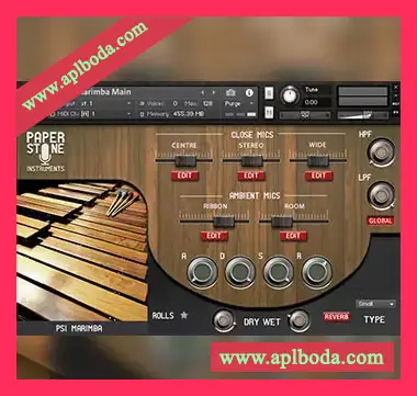 [马林巴琴音源]Paper Stone Instruments Marimba [KONTAKT]（2.82Gb）