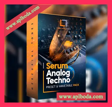 [科技浩室素材Serum预置]Mercurial Tones Xfer Serum Analog Techno Presets [WAV, MiDi]（297Mb）