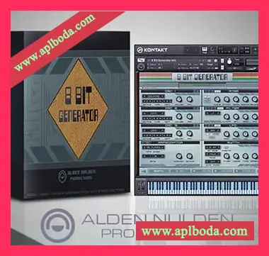 [8Bit音色合成器音源]Alden Nulden Productions 8 Bit Generator [KONTAKT]（62Mb）