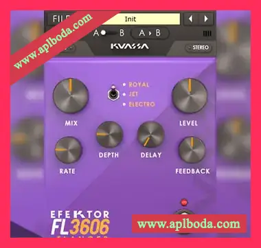 [吉他镶边调制效果器插件]Kuassa Efektor FL3606 v1.1.1 [WiN]（24Mb）