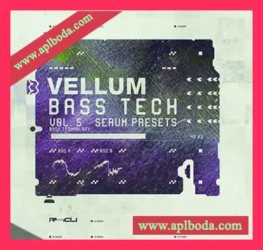[回响重拍鼓打贝斯采样Serum预置]Renraku Vellum – Bass Tech 5（174Mb）