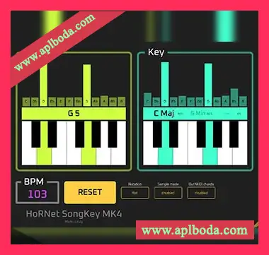[调性和弦速度侦测工具]HoRNet SongKey MK4 v4.0.0 [WiN, MacOSX]（26Mb）