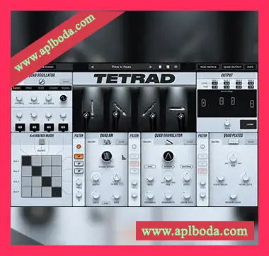 [物理建模颗粒合成混合乐器插件]Physical Audio Tetrad v1.1.5 [WiN]（7.3Mb）