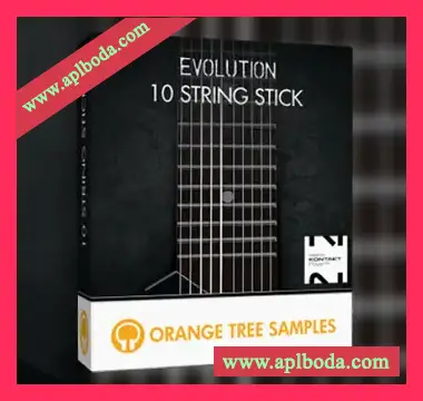 [10弦琴音源]Orange Tree Samples Evolution 10 String Stick v1.2.5 [KONTAKT]（6.12Gb）
