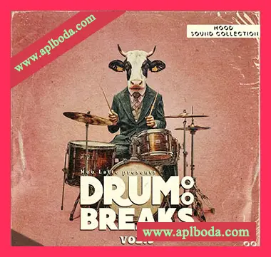 [嘻哈Breaks鼓组采样]Moo Latte Drumoo Breaks Vol.5 [WAV]（145.87Mb）