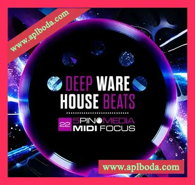 [深邃浩室素材]5Pin Media MIDI Focus Deep Warehouse Beats [多格式]（30Mb）