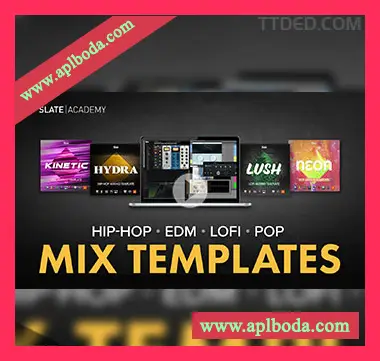 [混音模板嘻哈陷阱电子舞曲]Slate Digital Pro Mix Templates（572Mb）