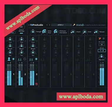 [32对2自动麦克风混音效果器插件]TBProAudio AMM2 v2.0.14 [WiN, MacOSX]（11Mb）