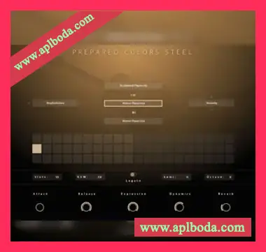 [影视氛围吉他音源]Evolution Series Prepared Colors Steel [KONTAKT]（358Mb）