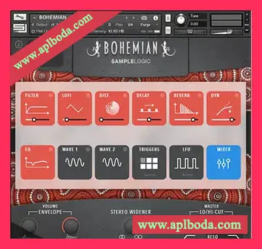 [波希米亚影视配乐音源]Sample Logic Bohemian [KONTAKT]（8.4Gb）
