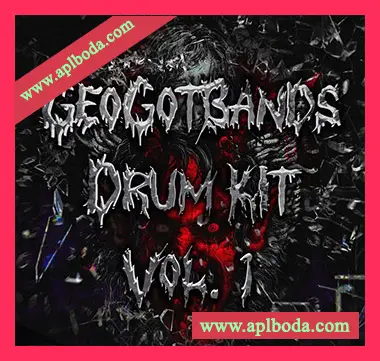 [嘻哈陷阱鼓组素材]GeoGotBands Official Drum Kit Vol.1 [WAV, MiDi]（11Mb）