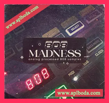[怀旧电子乐采样]Julez Jadon 808 Madness Analog processed 808 samples [WAV]（54Mb）