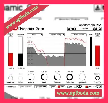 [动态门限器]Unfiltered Audio G8 Dynamic Gate v1.6.2 [WiN]（7Mb）