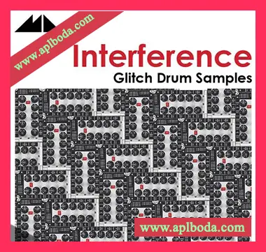 [电子慢摇鼓组采样]ModeAudio Interference (Glitch Drum Samples) [WAV]（98Mb）