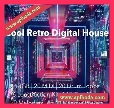 [怀旧浩室电子舞曲素材Massive预置]The Audio Bar Cool Retro Digital House [WAV, MiDi]（756Mb）