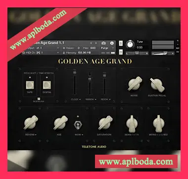 [三角钢琴音源]Teletone Audio Golden Age Grand [KONTAKT]（6.46Gb）