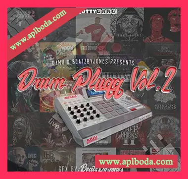 [Trap陷阱鼓组采样]BeatzByJones Drum Plugg Kit Vol.2 [WAV]（315Mb）