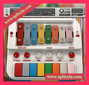 [音乐玩具小钟琴音源]AudioThing Toy Bars [KONTAKT]（33Mb）