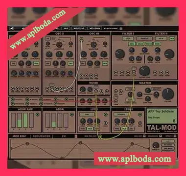 [模拟合成器插件]Togu Audio Line TAL-Mod v1.9.6 [WiN, MacOSX]（42Mb）