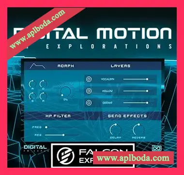 [Falcon音色库FM铃声按键音景FX]UVI Falcon Expansion Digital Motion v1.0.1 [WiN]（11Mb）