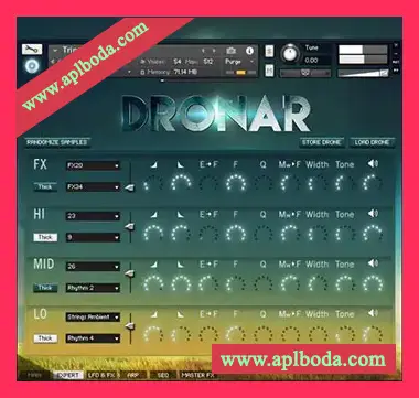 [氛围PAD吉他音源]Gothic Instruments DRONAR Guitarscapes v1.1 [KONTAKT]（4.69Gb）