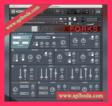 [合成音色乐器音源]Particle Sound Forks [KONTAKT]（3.98Gb）